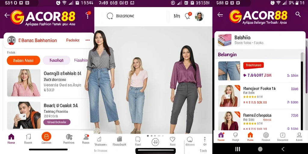 Antarmuka GACOR88 yang modern dan intuitif untuk belanja fashion.