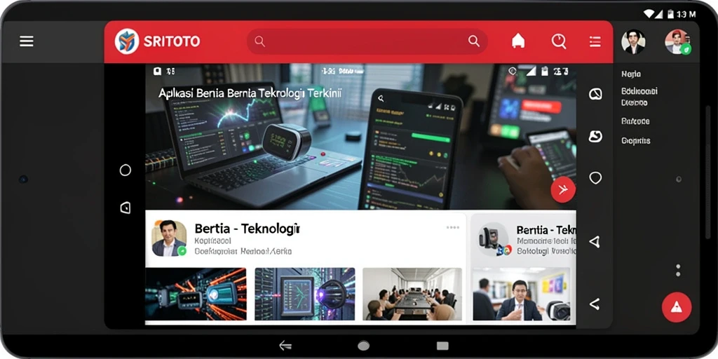 Tampilan antarmuka SRITOTO saat menyajikan berita terbaru tentang teknologi.