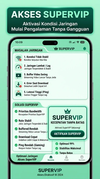Tampilan link alternatif supervip